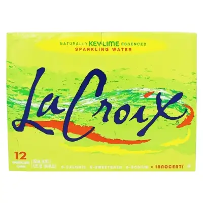 Lacroix Core Sparkling Water, 12 Oz, Key Lime, Case Of 12 Cans