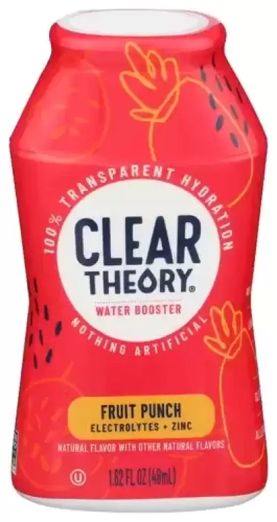 Clear Theory, Water Boost Fruit Punch, 1.62 Oz (Case Of 12)