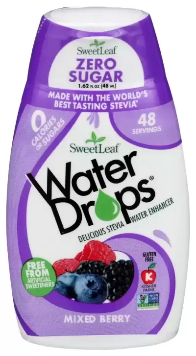 Sweetleaf Water Drops Stevia Water Enhancer Flavour Mixed Berry