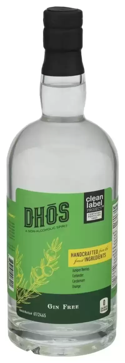 Dhos Gin Free Non-Alcoholic Spirits - 750Ml Bottle