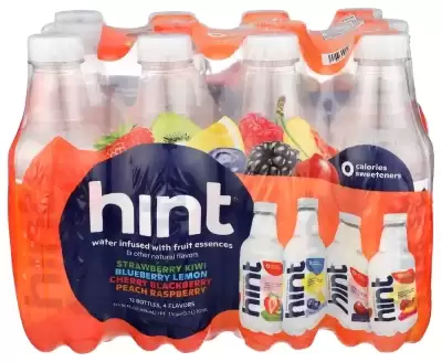 Hint, Hint Smashup Variety Pack Enhanced Water, 16 Oz (12 Count)