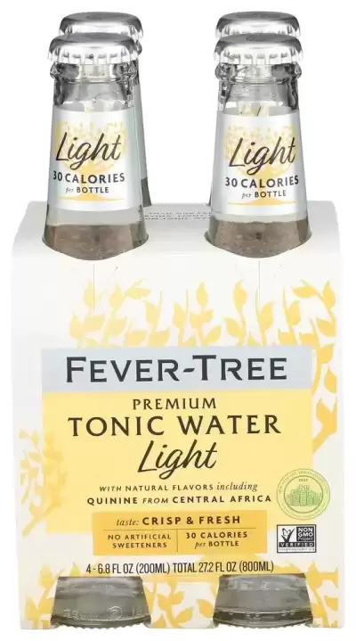 Fever Tree, Treecoc Ktail Mixer Naturally Light Tonic Water, Case Of 6 X 27.2 Oz