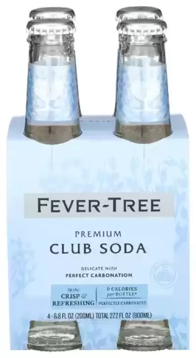 Fever Tree, Treecoc Ktail Mixer Premium Club Soda, 27.2 Oz(Case Of 6)