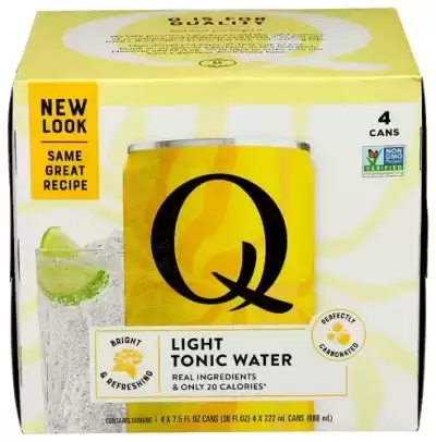 Q Tonic, Water Tonic Light 4Pk, Case Of 6 X 30 Oz
