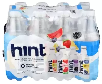 Hint, Hint White Variety Pack Flavored Water, 16 Oz (12 Count)
