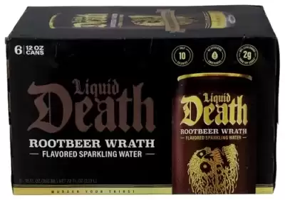 Liquid Death Sparkling Water Rootbeer Wrath, 355 Ml