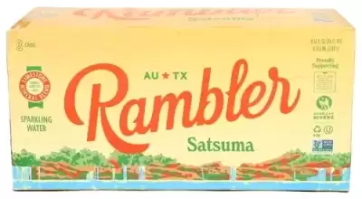 Rambler Sparkling Water Satsuma 8 Cans