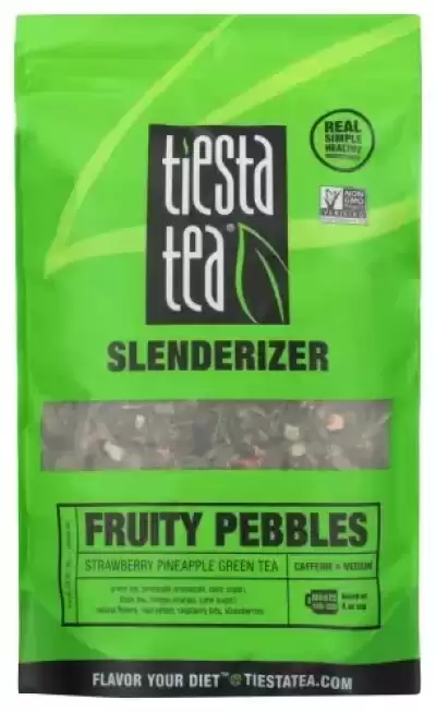 Tiesta Tea - Fruity Paradise Slenderizer Loose Leaf Green Tea Strawberry Pineapple Green Tea Medium 