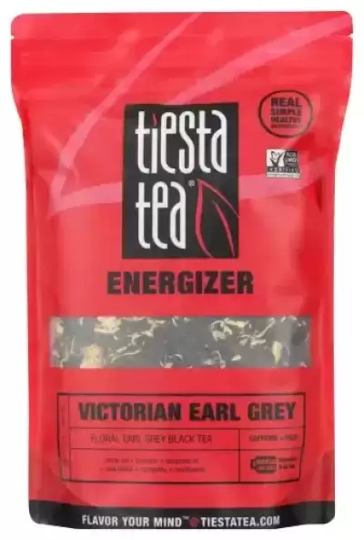Tiesta Tea - Victorian Earl Grey Energizer Loose Leaf Black Tea High Caffeine Gmo-Free Make Hot Or I