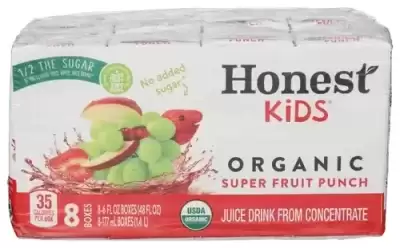 Honest Kids, Organic Fruit Punch Juice Drink, 48 Oz (Case Of 5)