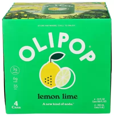 2419350 Lemon Lime Prebiotic Soda, 48 Fl Oz - 