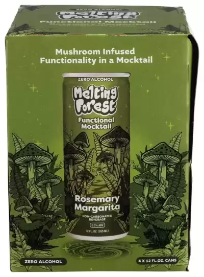 Melting Forest Functional Mocktail Rosemary Margarita ? Alcohol-Free, Euphoric Adaptogen Drink With 