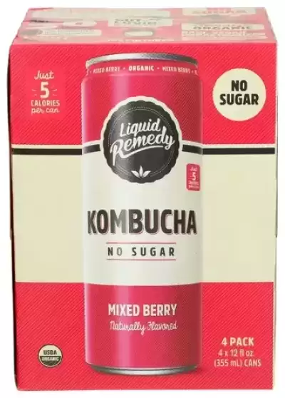 Remedy Kombucha Organic Mixed Berry Cans