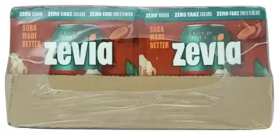 Zevia, Ginger Root Beer Zero Calorie Soda, 144 Oz (Case Of 2)