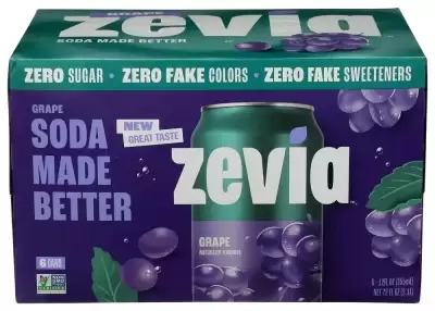 Zevia, Soda Grape Soda, Case Of 4 X 72 Oz