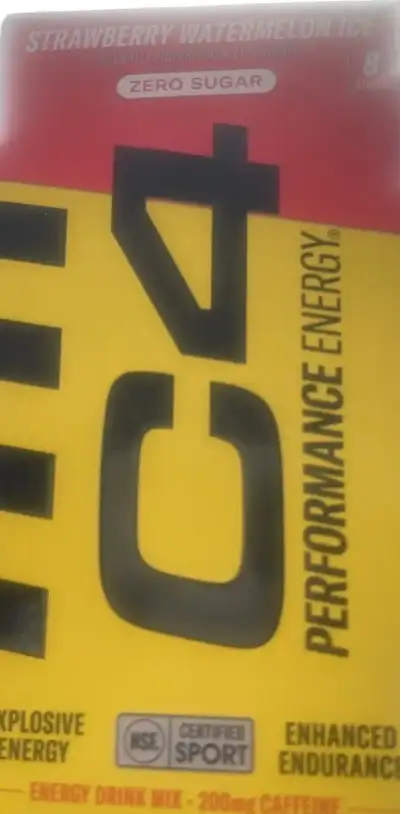 C4 Performance Energy Powder Mix Strawberry Watermelon Ice, 8 Sticks Each