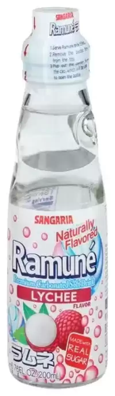 Sangaria Ramune - Lychee Flavor 6.76Oz