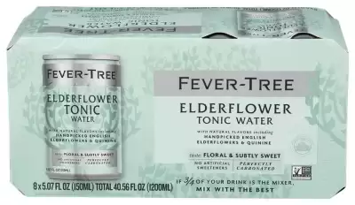 Fever Tree Elderflower Tonic Water Cans 150Ml