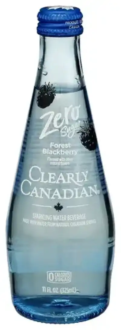 Clearly Canadian Zero Sugar Forest Blackberry Sparkling Mineral Water