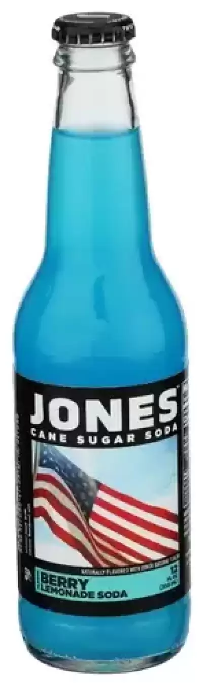 Jones Soda Berry Cane Sugar Soda 12 Oz (4)