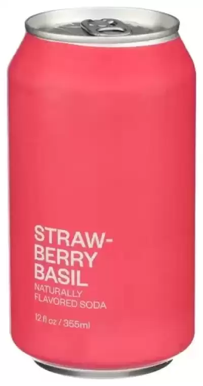 Khch00382110 12 Fl Oz Strawberry Basil Soda