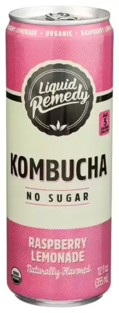 2412836 Raspberry Lemonade Kombucha Drink, 12 Fl Oz