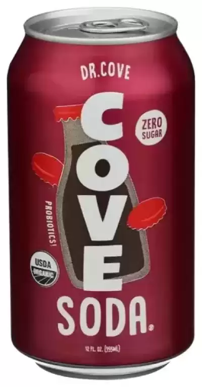 Cove Kombucha Organic Dr Cove Soda, 12 Fz