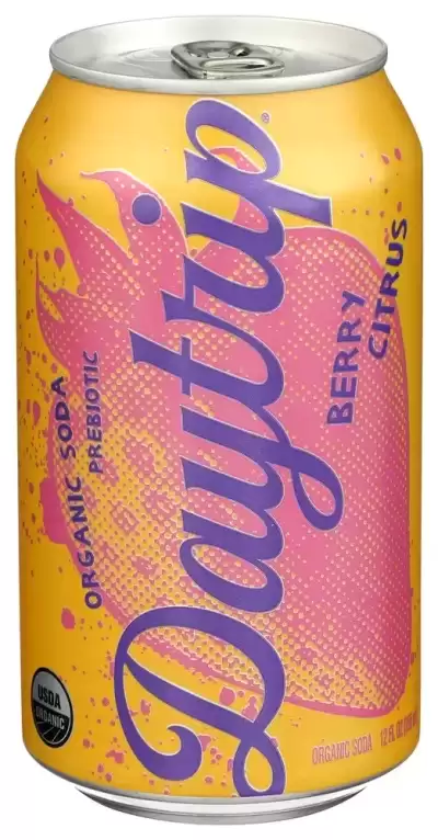 Daytrip Beverages, Organic Prebiotic Soda Berry Citrus, 12 Oz (Case Of 12)