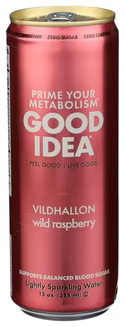 Good Idea, Sparkling Water Wild Raspberry, 12 Oz (Case Of 12)
