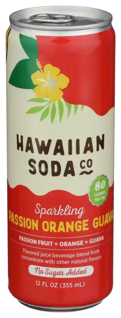 Hawaiian Soda, Pog Soda +Crv, 12 Ounce