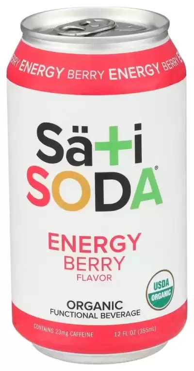 Khch02405900 12 Fl Oz Organic Energy Berry Soda