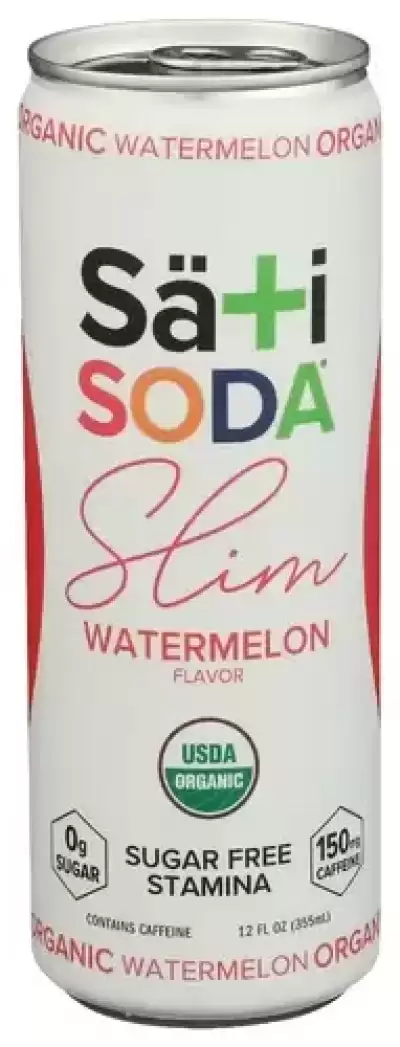 Khch02420411 12 Fl Oz Slim Organic Watermelon Soda