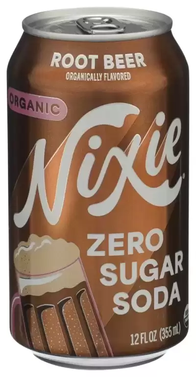 Nixie, Soda Root Beer Zero Sugar, 12 Oz (Case Of 12)