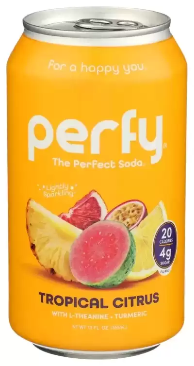 Perfy, Tropical Drink Citrus, 12 Oz (Case Of 12)