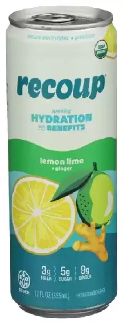 Recoup Sparkling Prebiotic (Lemon Lime + Ginger)