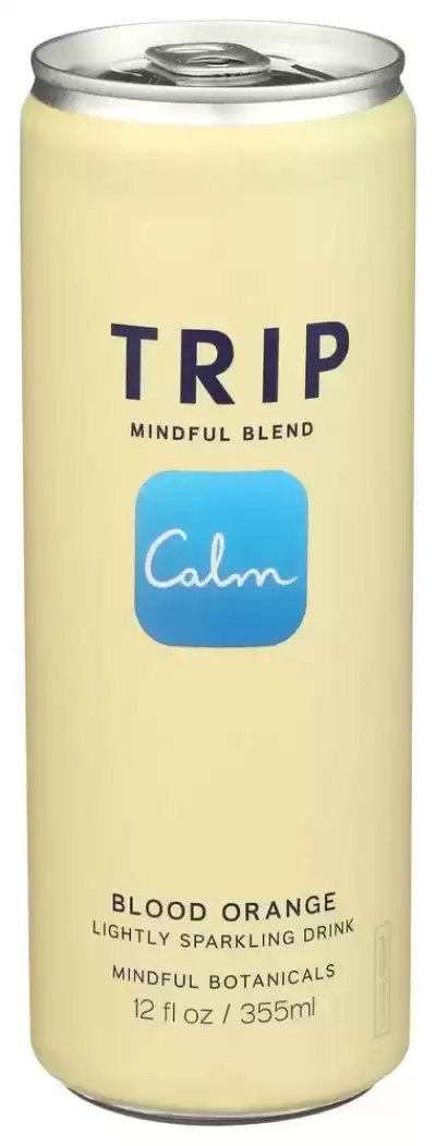 Trip Blood Orange Lightly Sparkling Drink 12 Fl Oz Mindful Blend