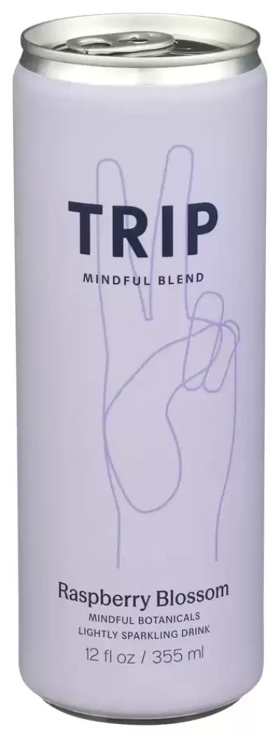 Trip, Mindful Blends Raspberry Orange Blossom, 12 Oz