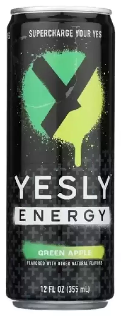 Yesly Energy Green Apple, 12 Oz