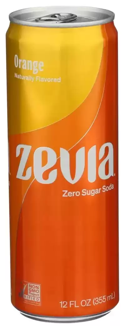 Zevia, Orange Soda Zero Calorie, 12 Oz (Case Of 12)