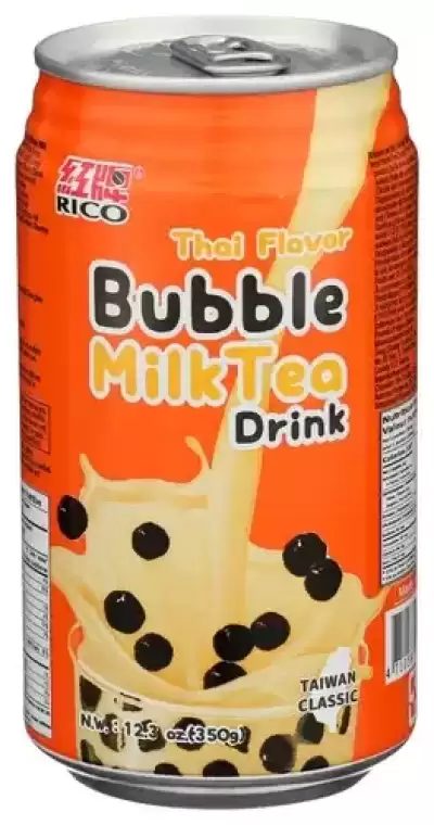Rico, Bubble Milk Tea Thai, 12.3 Oz(Case Of 12)