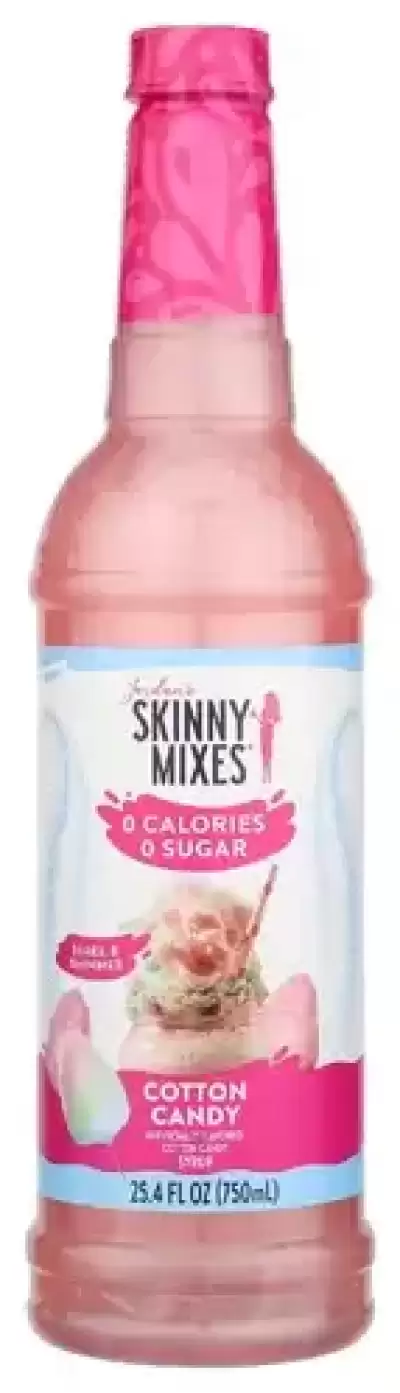Jordan S Skinny Mixes Fantasy Collection Cotton Candy Liquid Syrup 25.4 Fl Oz