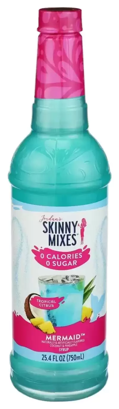 Jordan S Skinny Mixes Sugar Free Mermaid Syrup 25.4 Fl Oz