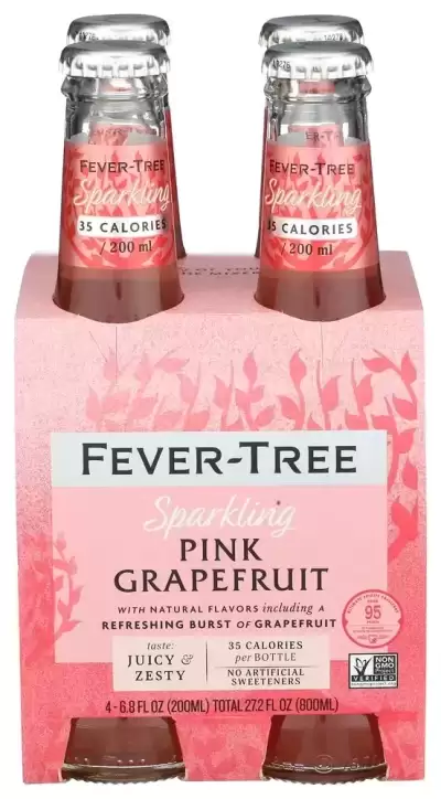 Fever Tree, Soda Sprklng Pink Grpfrt, Case Of 6 X 27.2 Oz
