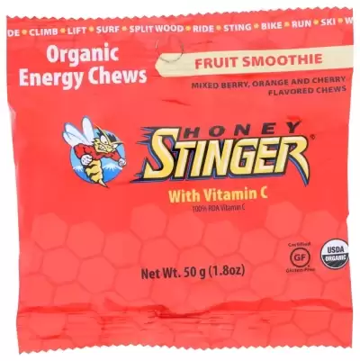 Honey Stinger Organic Fruit Smoothie Nutrition Energy Chews, 1.8 Oz