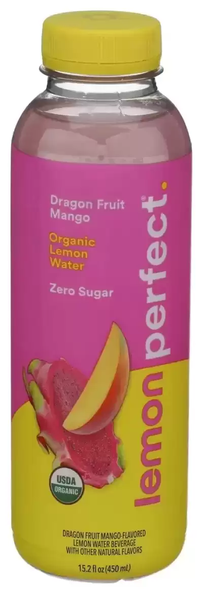Lemon Perfect, Hydrating Lemon Water Dragon Fruit Mango, 15.2 Oz(Case Of 12)