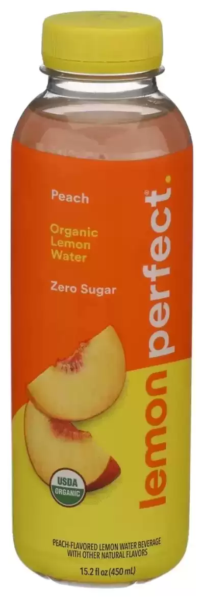 Lemon Perfect, Hydrating Lemon Water Peach Raspberry, 15.2 Oz(Case Of 12)