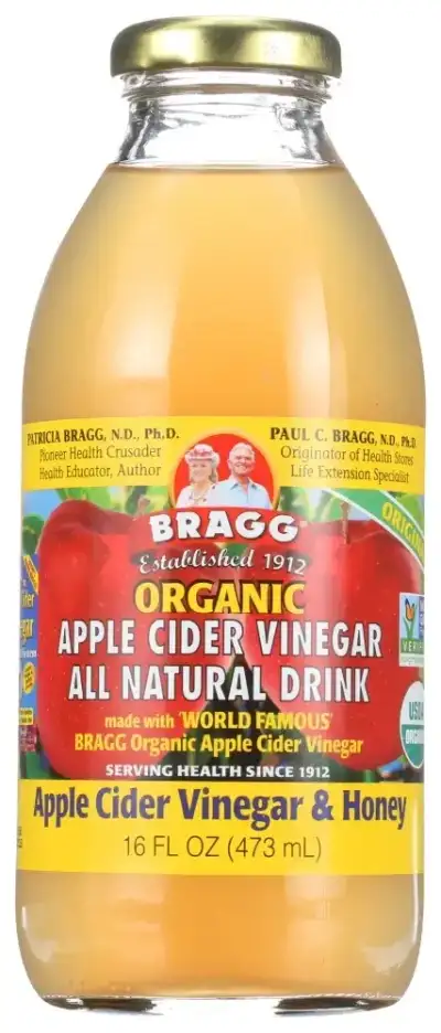 Bragg, Organic Apple Cider Vinegar Refreshers, Prebiotic, Honey & Green Tea, 16 Fl Oz (473 Ml)