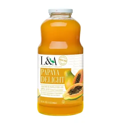 L A Juice Papaya Delight 32 Oz -