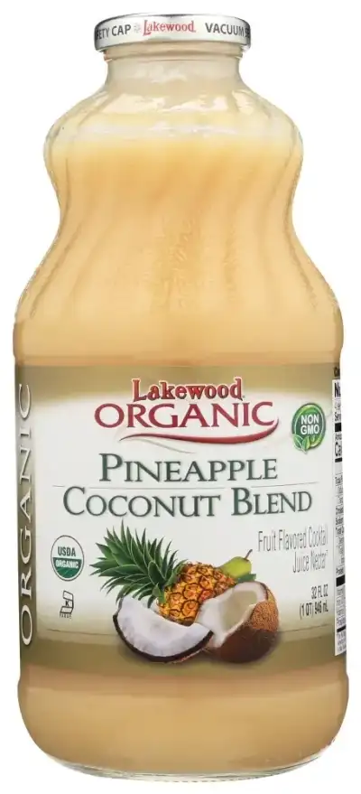 Lakewood Organic Juice From Concentrate Pineapple Coconut 32 Fl Oz