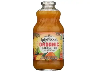 Lakewood Organic, Organic Tropical Trio Jice, 32 Oz (Case Of 6)